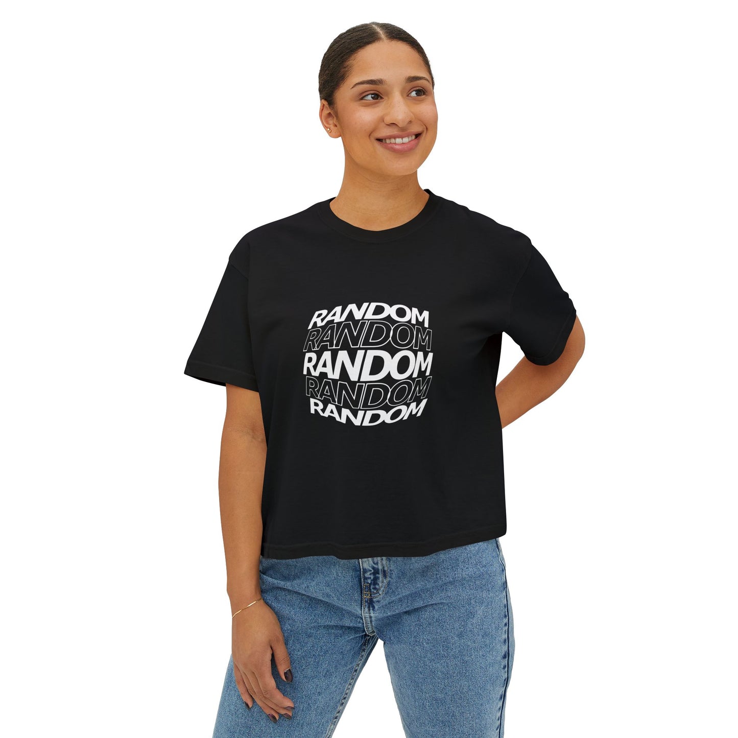 Chic Women's Boxy Tee - Casual Comfort, Perfect for Everyday Wear, Gifts for Friends, Birthday Present, Summer Wardrobe Essential