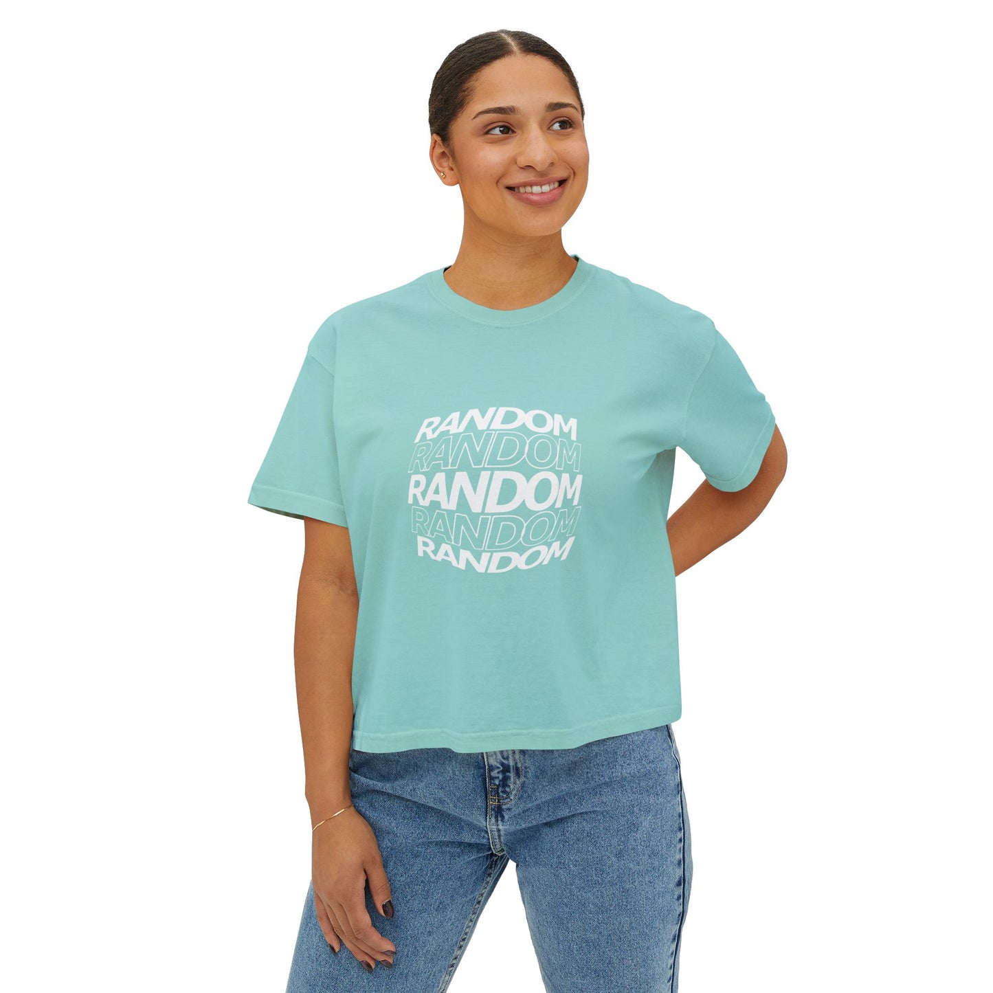 Chic Women's Boxy Tee - Casual Comfort, Perfect for Everyday Wear, Gifts for Friends, Birthday Present, Summer Wardrobe Essential