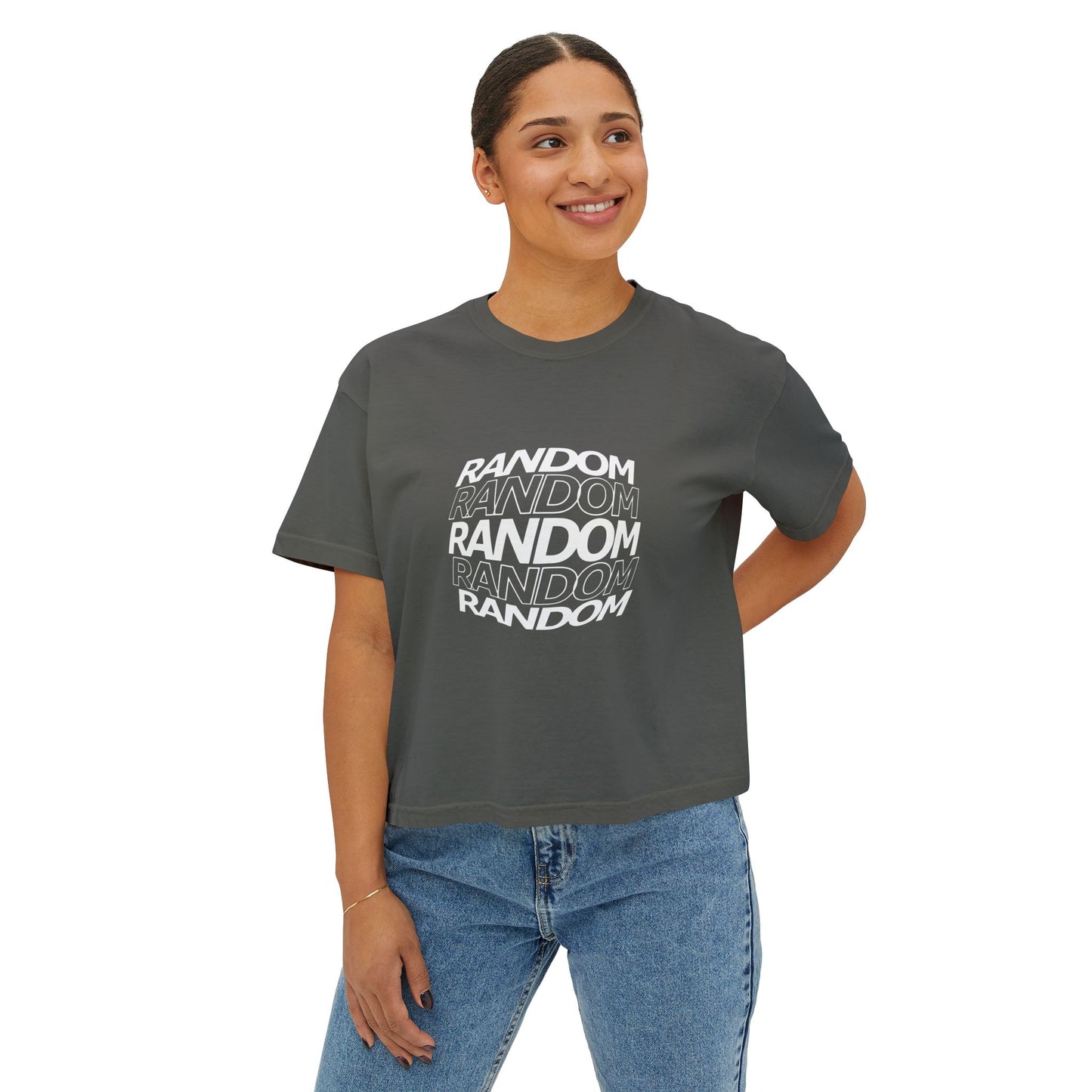 Chic Women's Boxy Tee - Casual Comfort, Perfect for Everyday Wear, Gifts for Friends, Birthday Present, Summer Wardrobe Essential